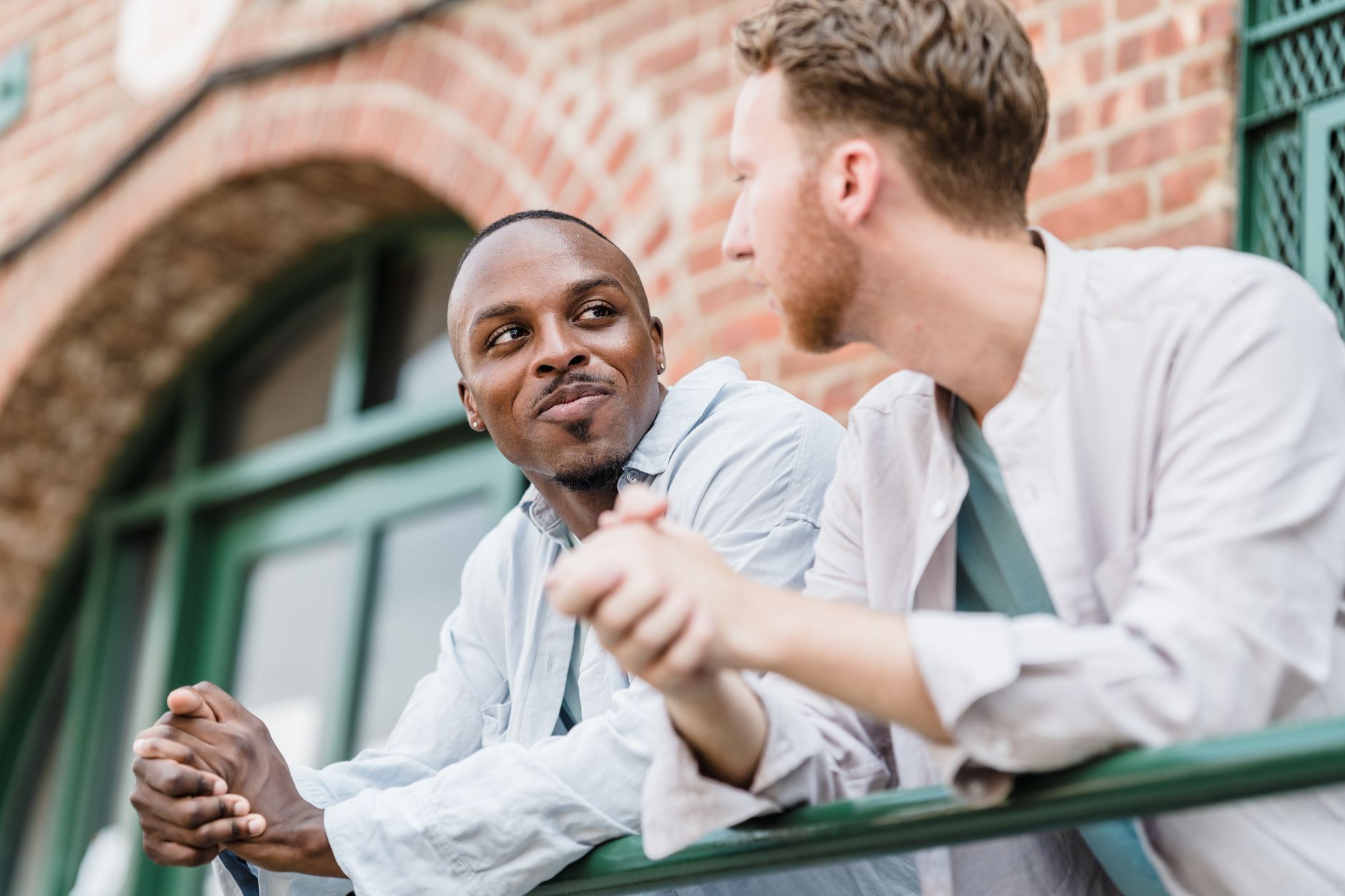 diverse people supporting each other