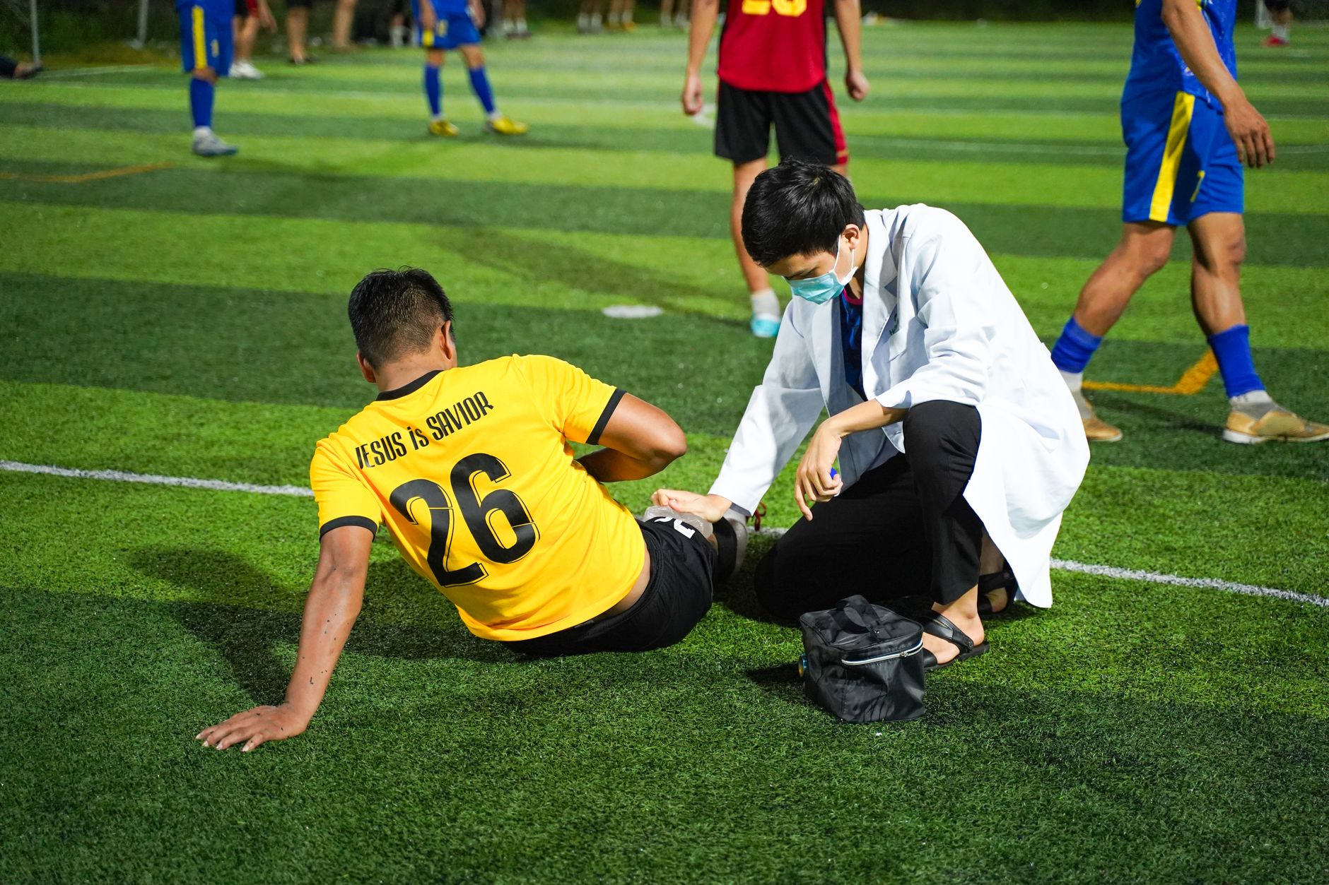 athlete medical checkup sports
