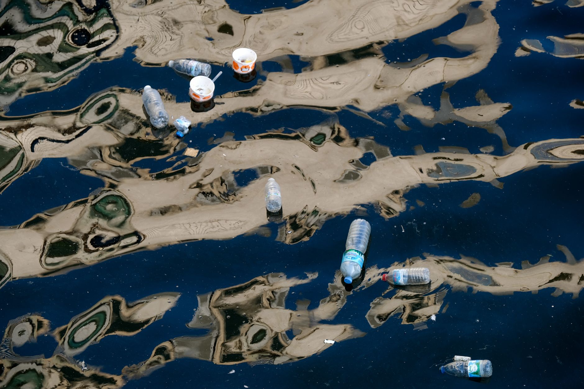 plastic bottles water pollution