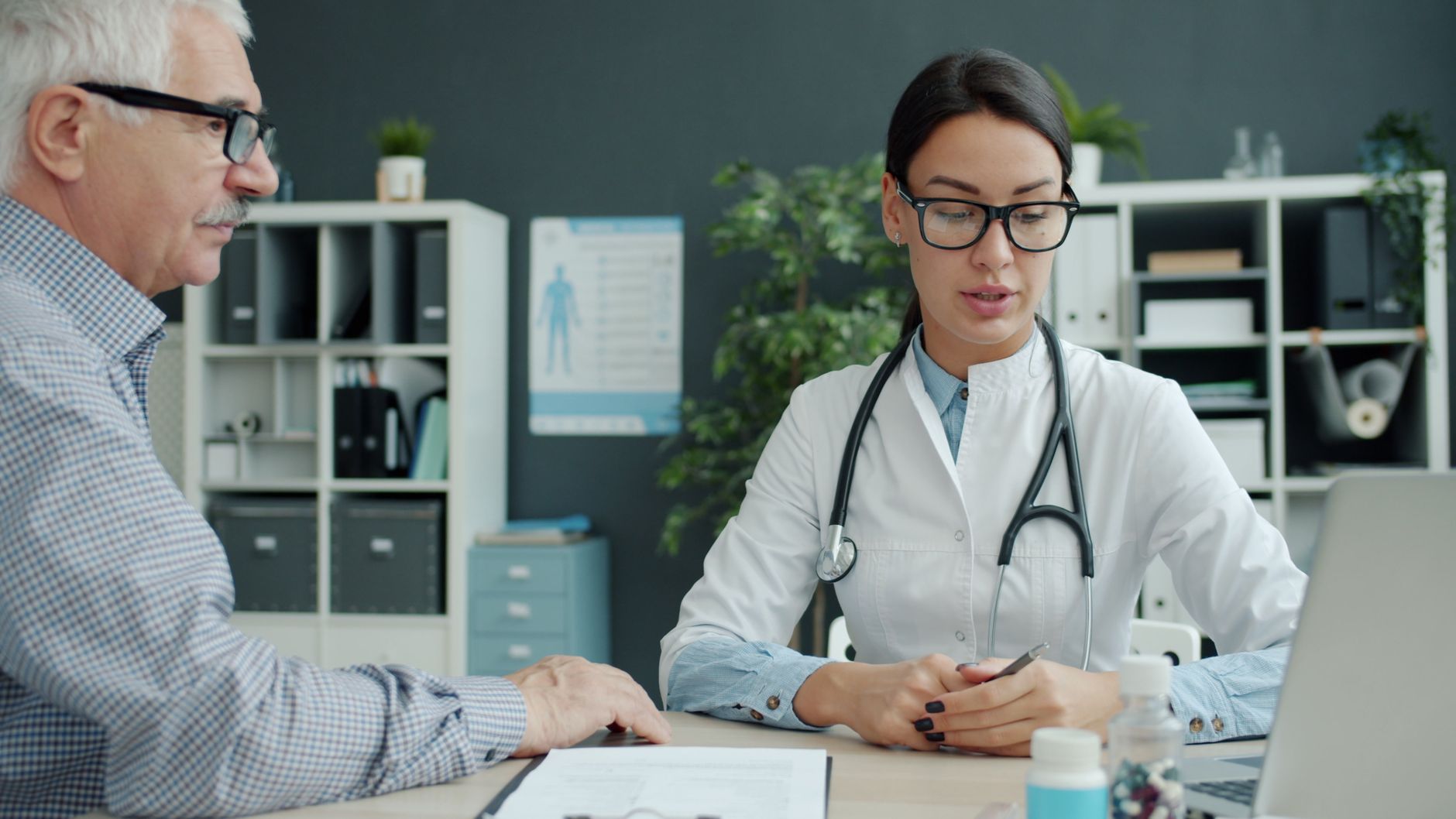 doctor patient discussion consultation