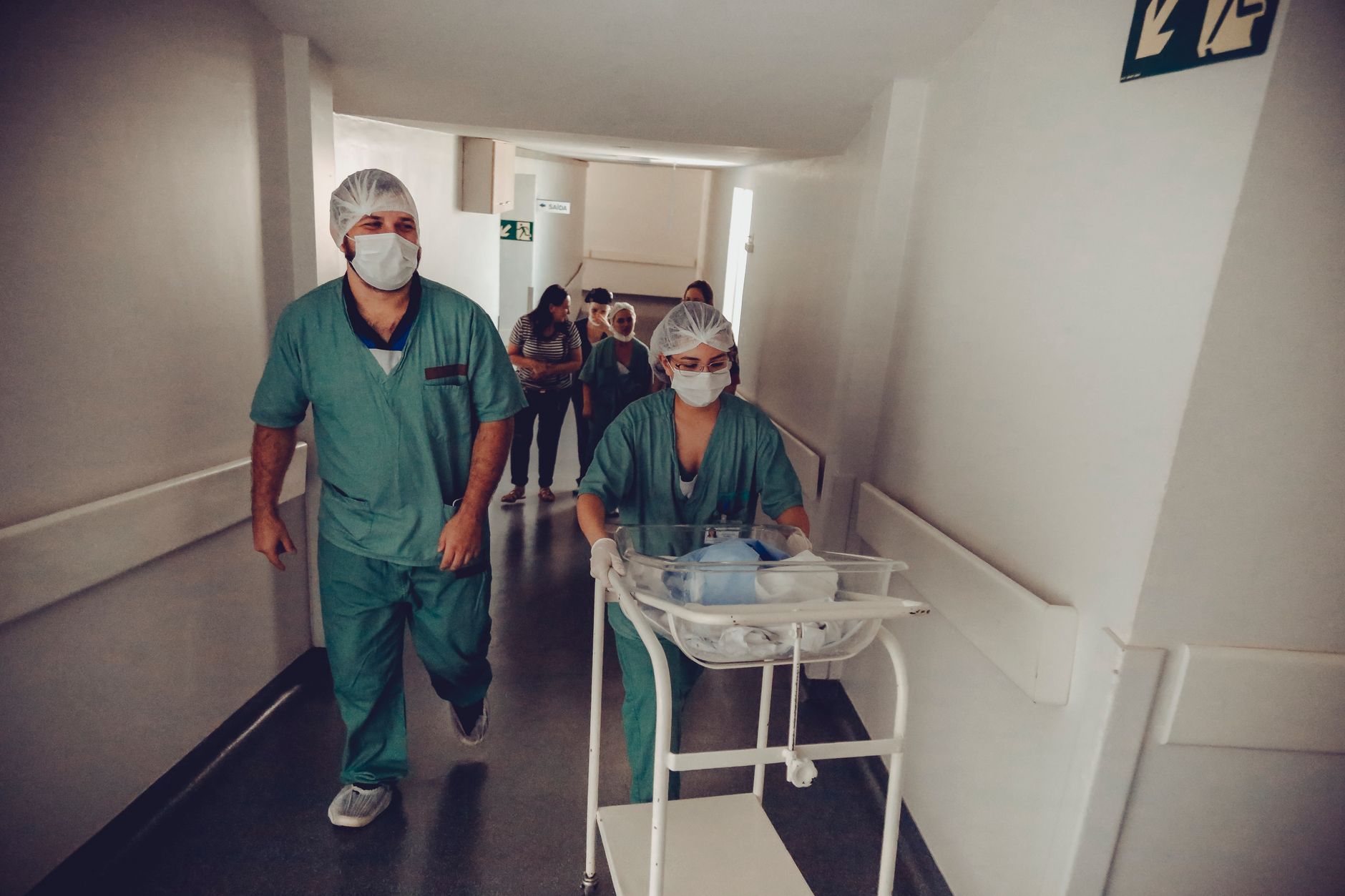 hospital corridor healthcare system
