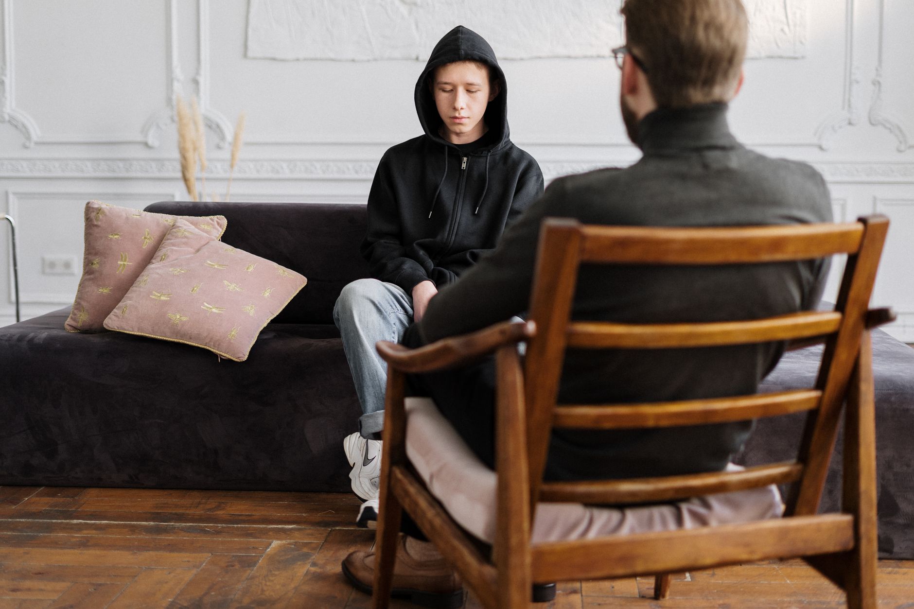 teenager mental health support conversation