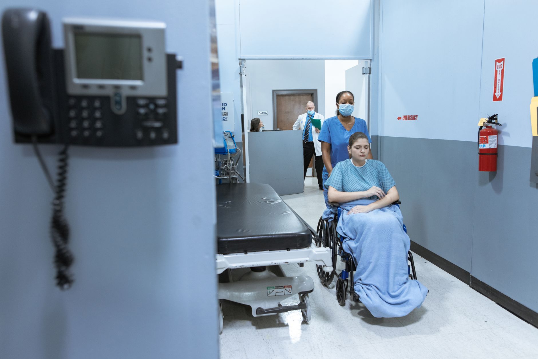 hospital emergency care patient