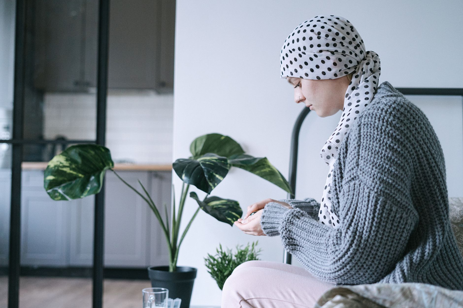 person coping chronic illness support