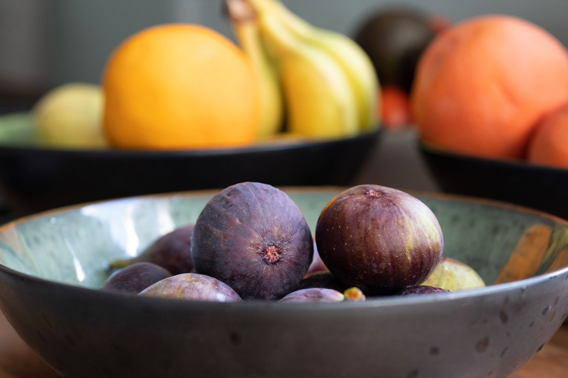 fresh figs fruit bowl