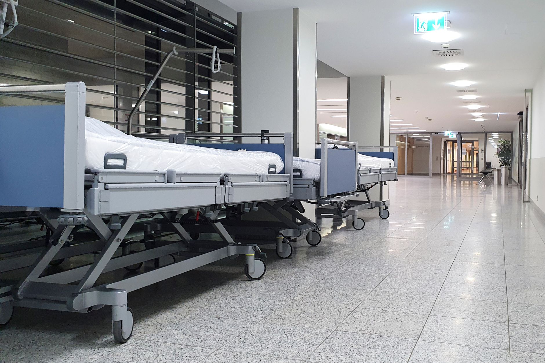 hospital modern equipment corridor
