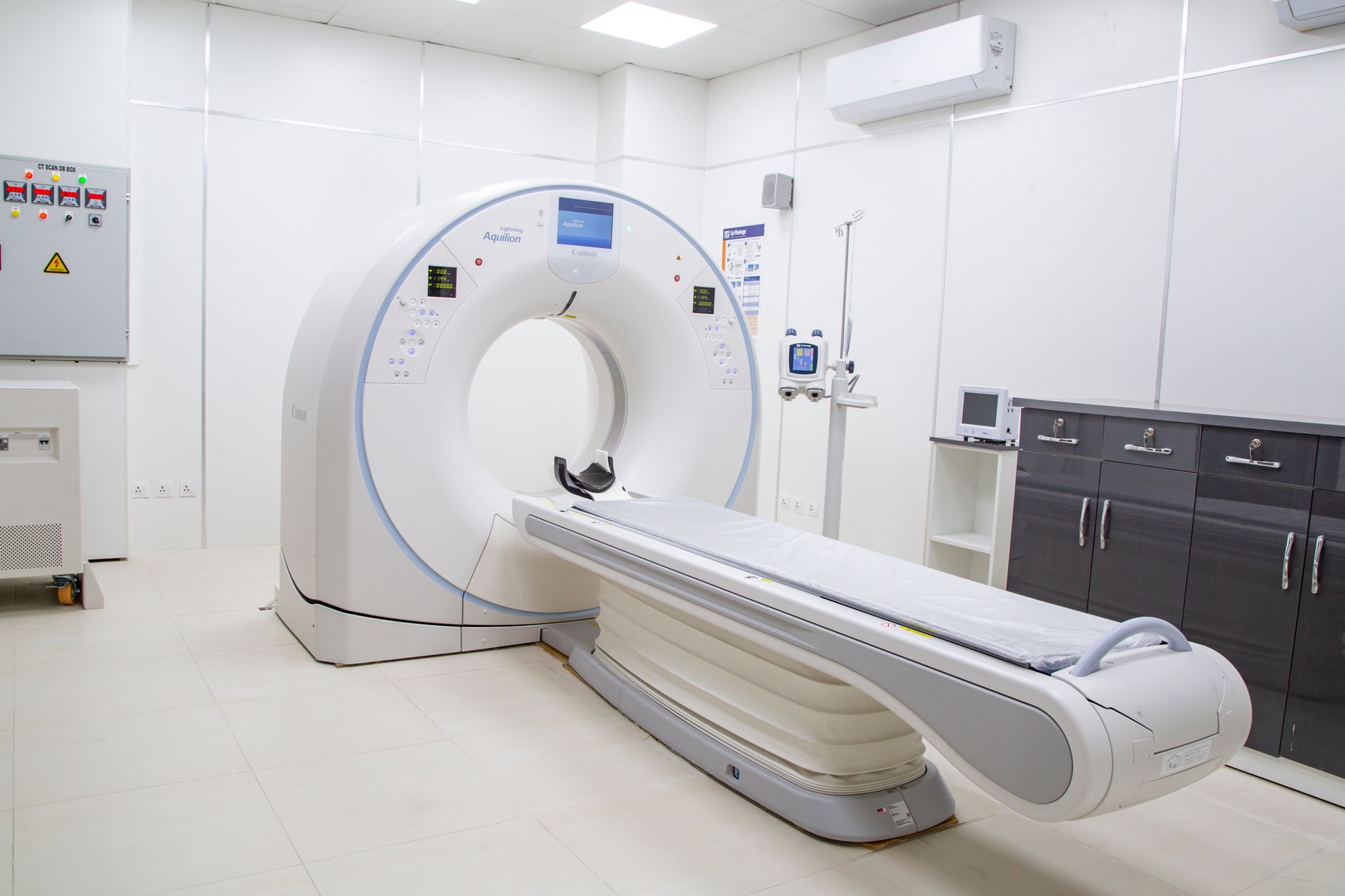 modern medical CT scanner