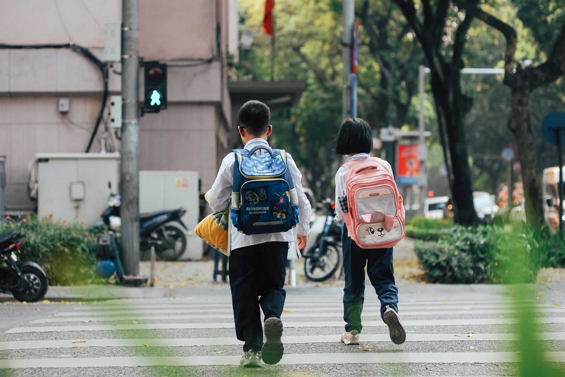 children back to school