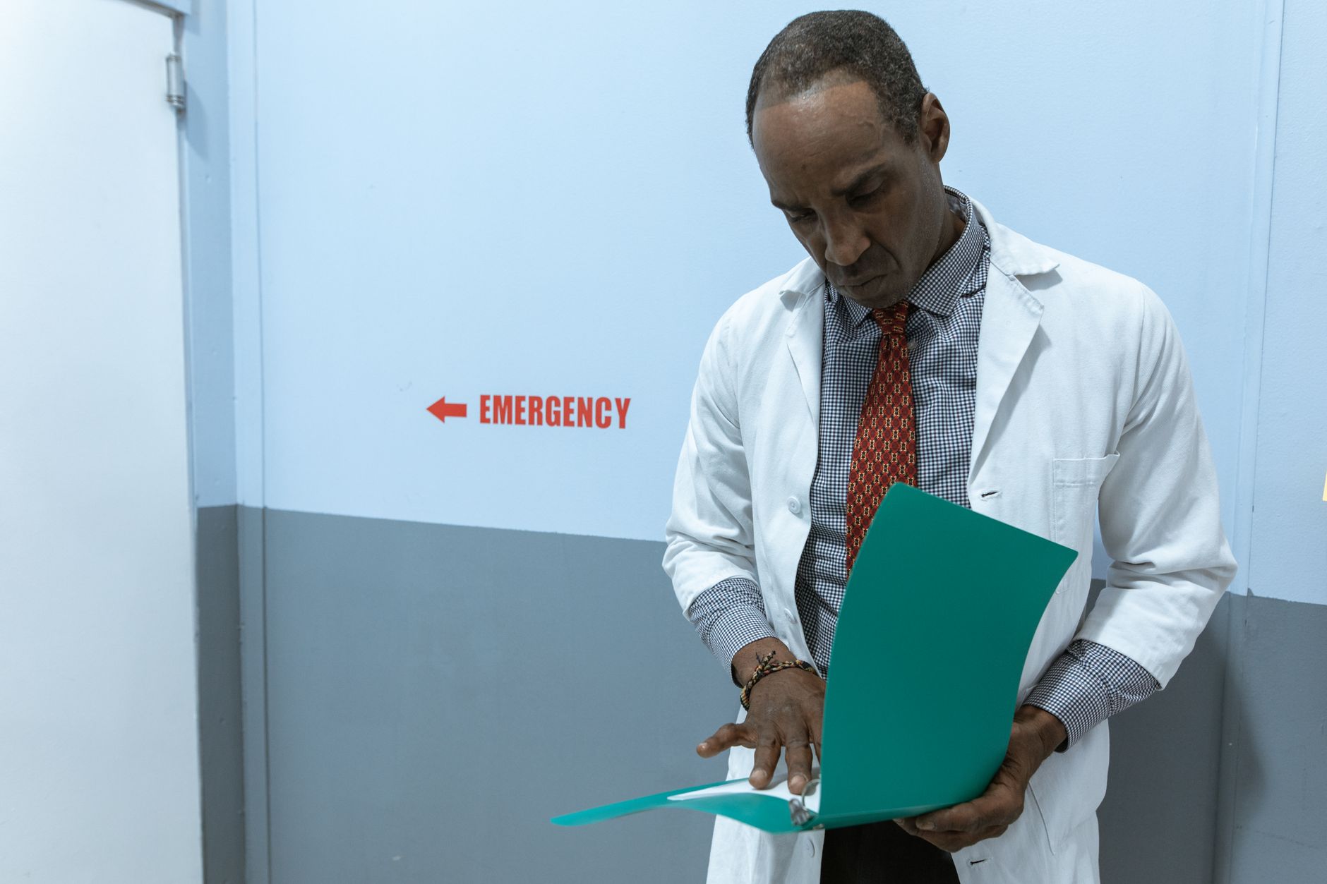 hospital corridor healthcare inspection