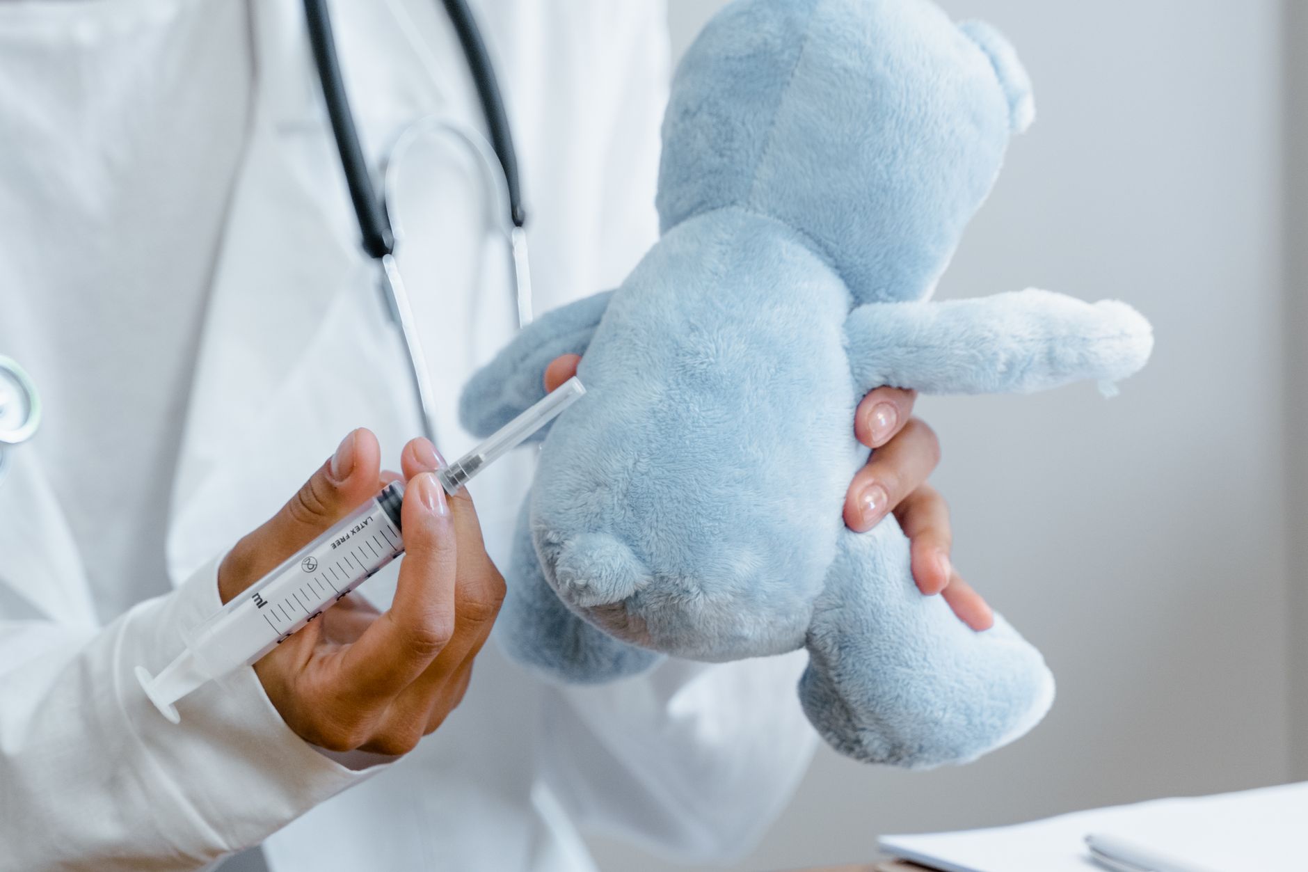 child vaccination doctor clinic