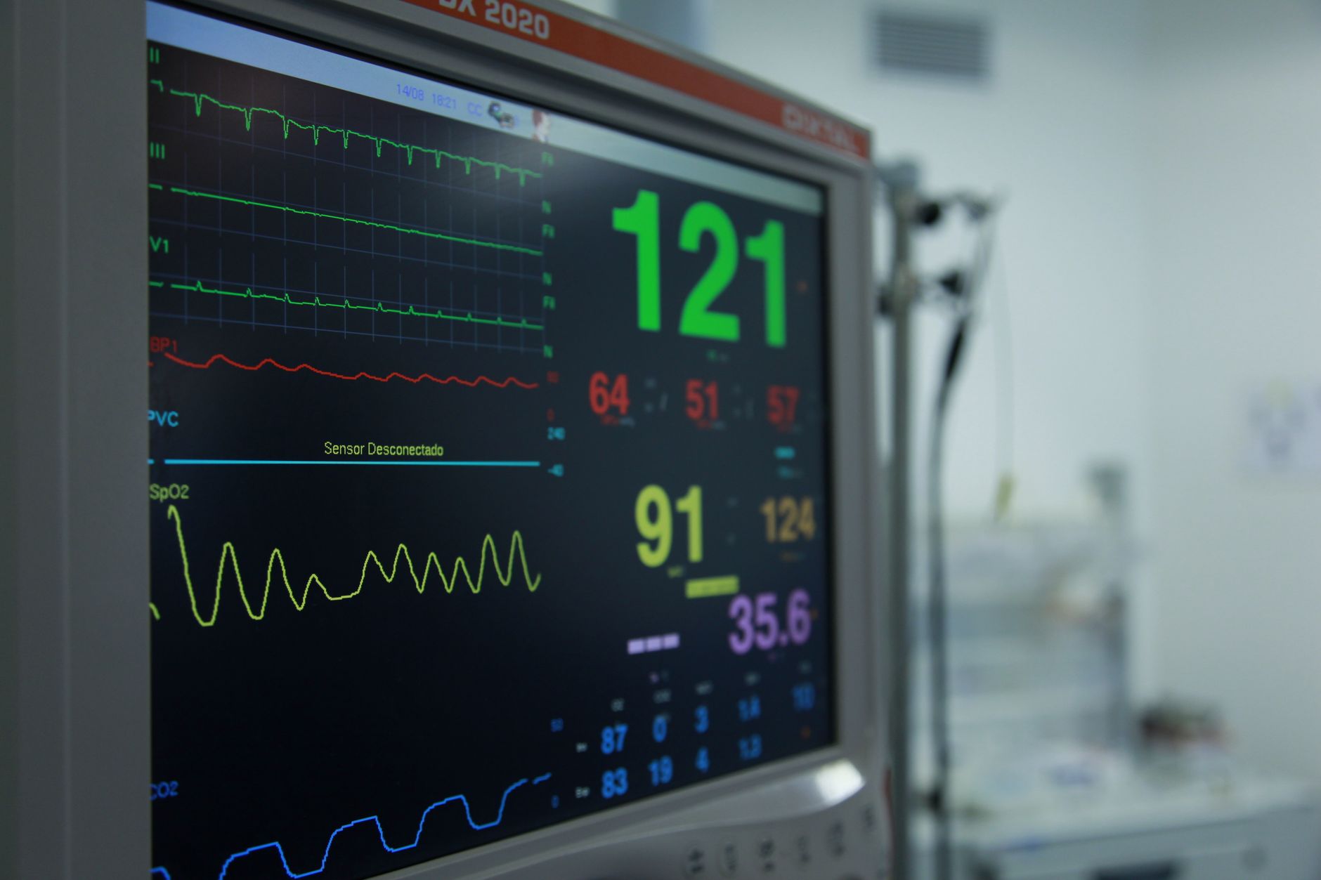 hospital intensive care monitor