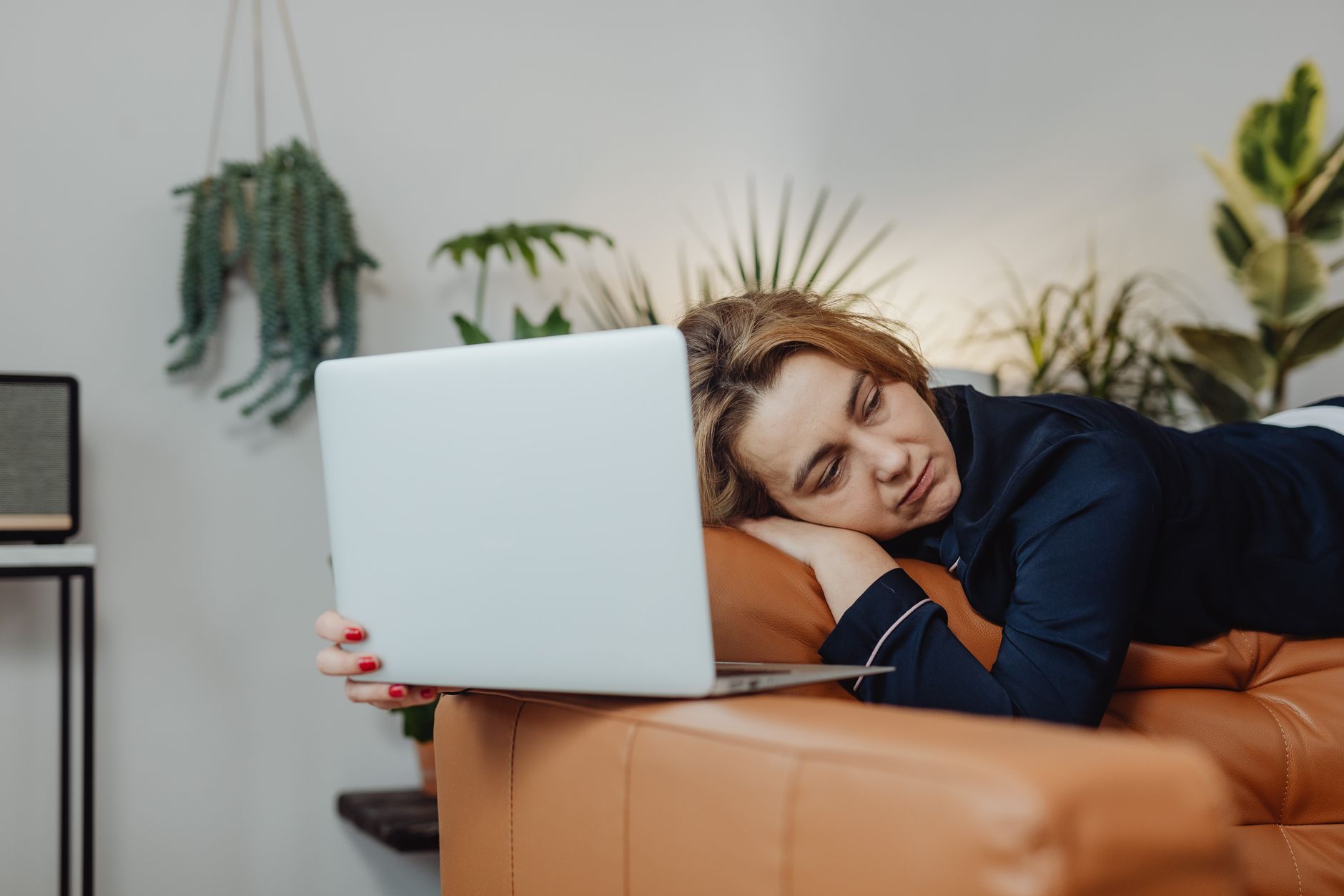 person resting work stress