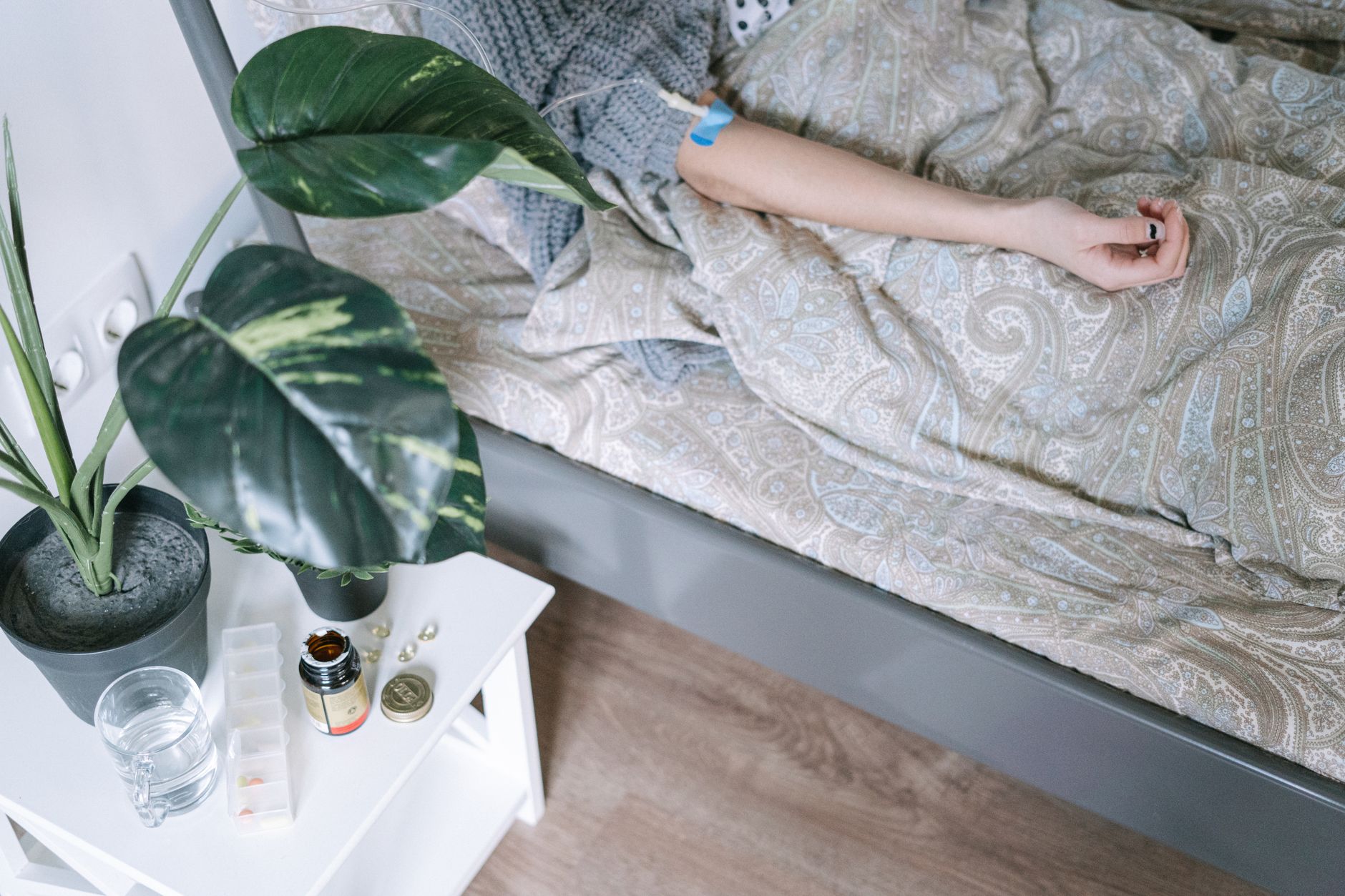 person resting recovery health