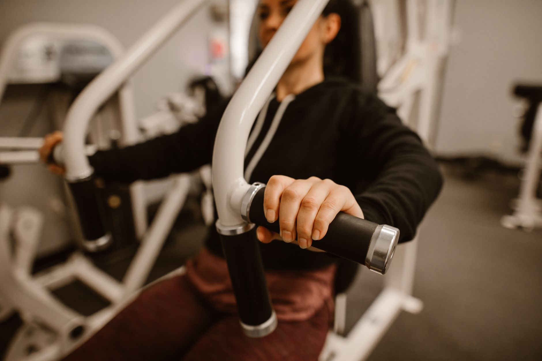 person exercising healthy lifestyle