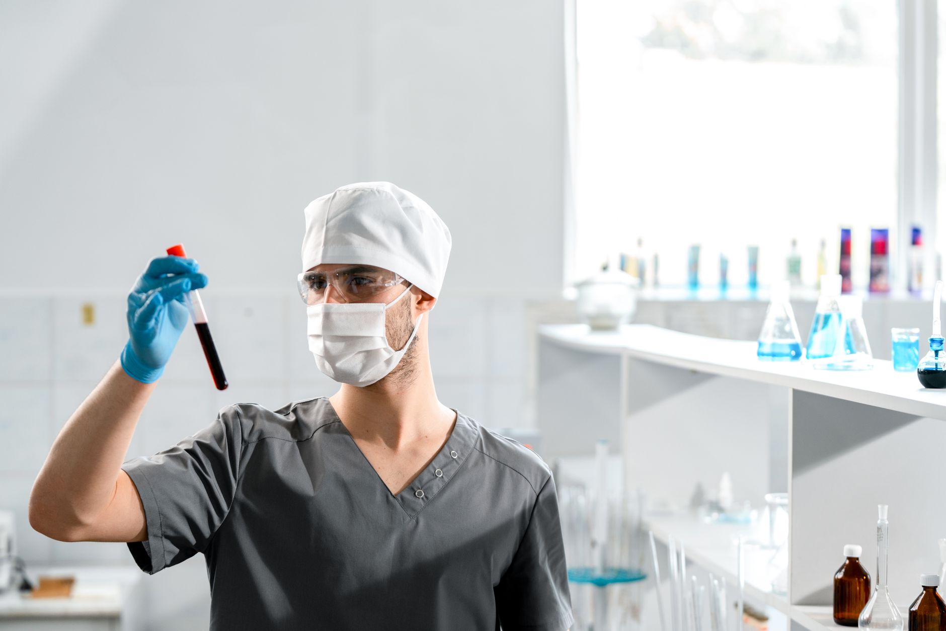 medical research laboratory doctor
